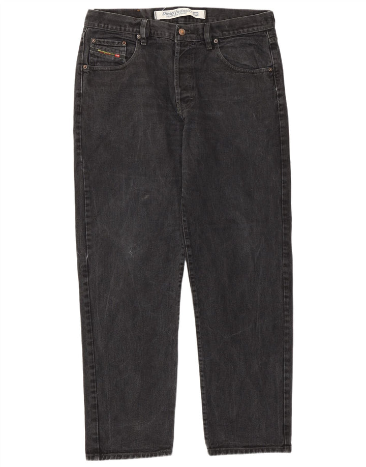 Diesel Vaqueros Rectos Para Hombre W38 L31 Algodón Gris