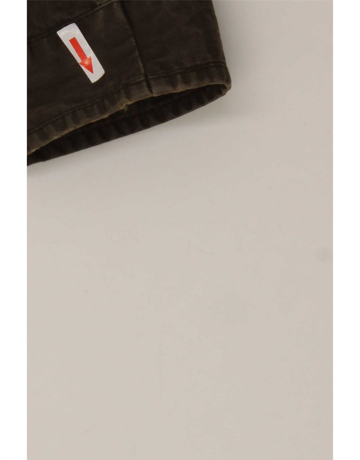 Superdry Parka con capucha para hombre, talla 40, poliéster caqui grande