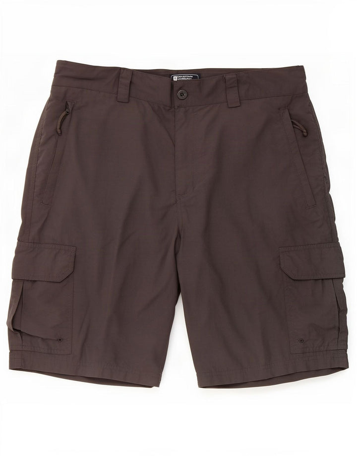Pantalones cortos tipo cargo para hombre Mountain Warehouse W36 Nylon gris grande