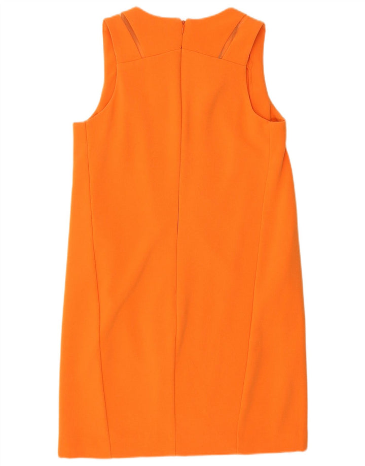Next Vestido recto sin mangas para mujer UK 40 Small Orange