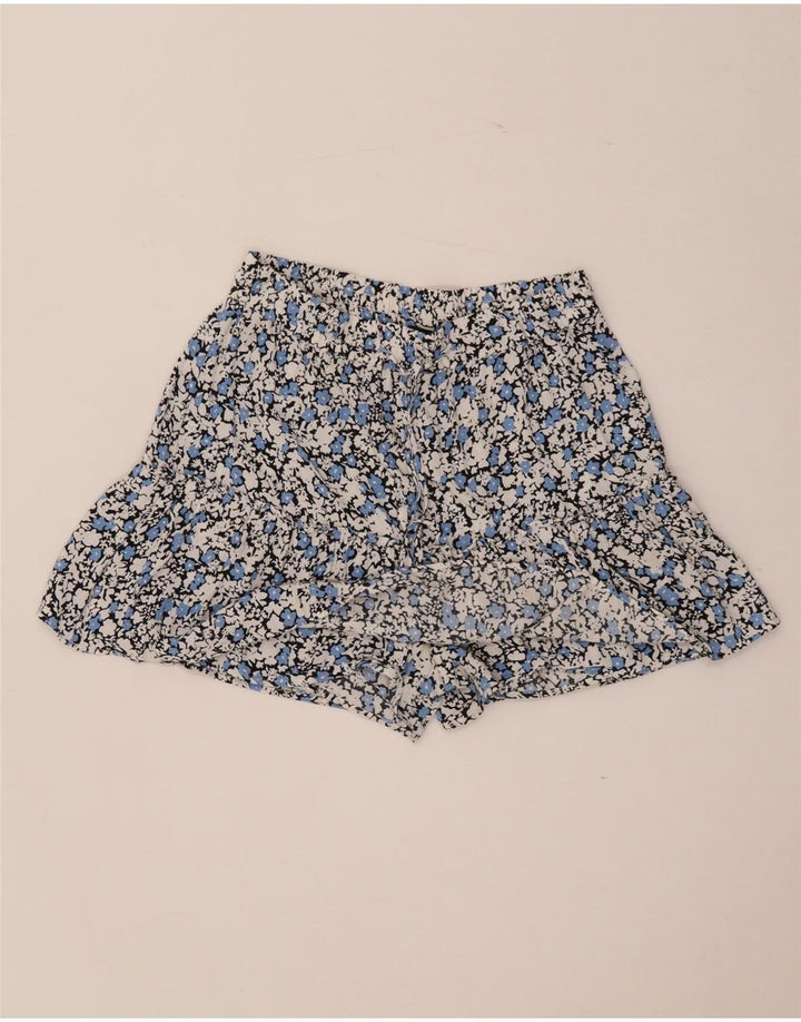 Zara Mujer Hot Pants Small W26 Viscosa Floral Multicolor