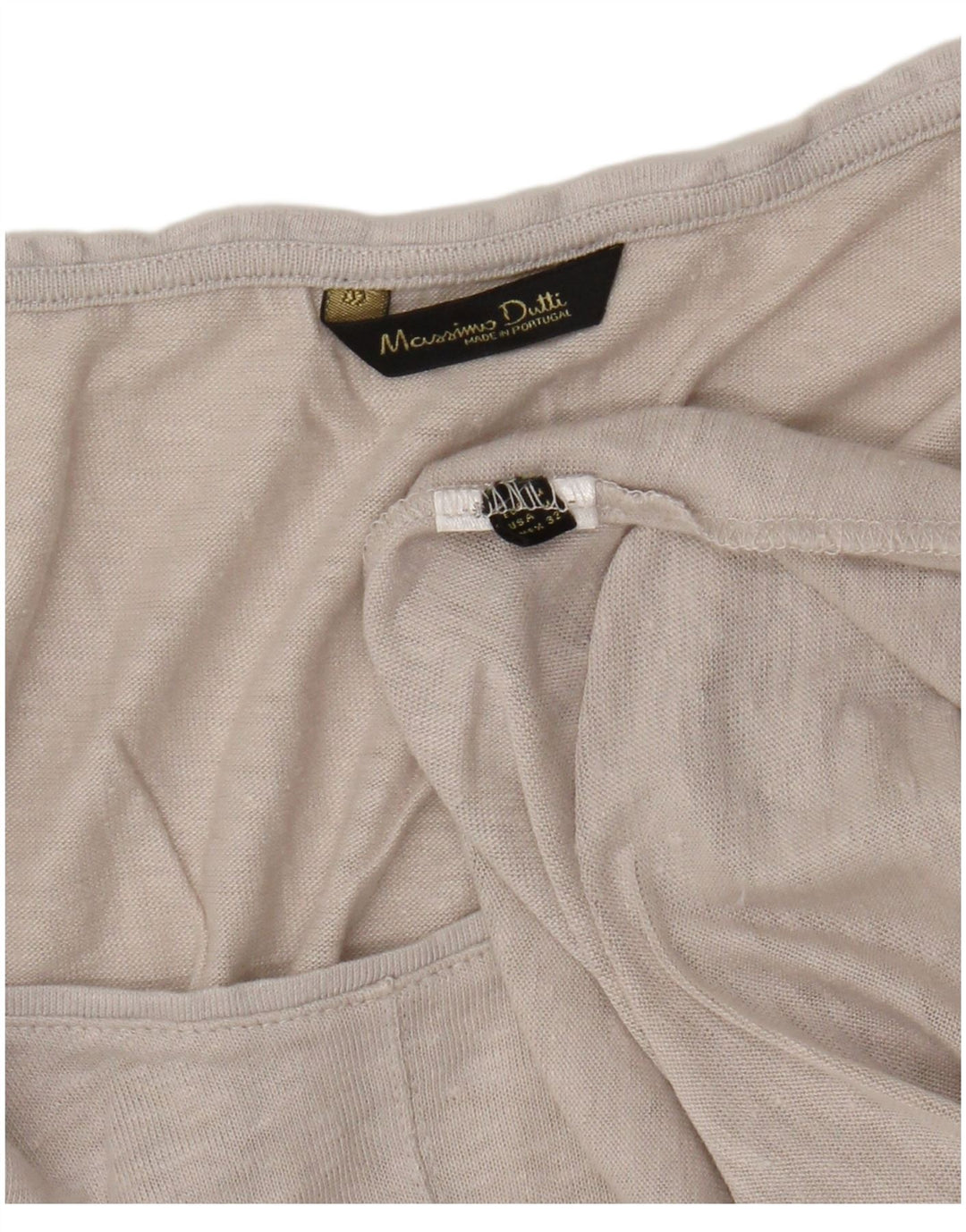 Massimo Dutti Blusa Extragrande Mujer UK 44 Medio Beige