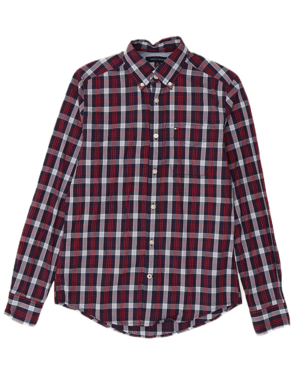 Camisa Tommy Hilfiger Hombre XS Azul Marino Cuadros
