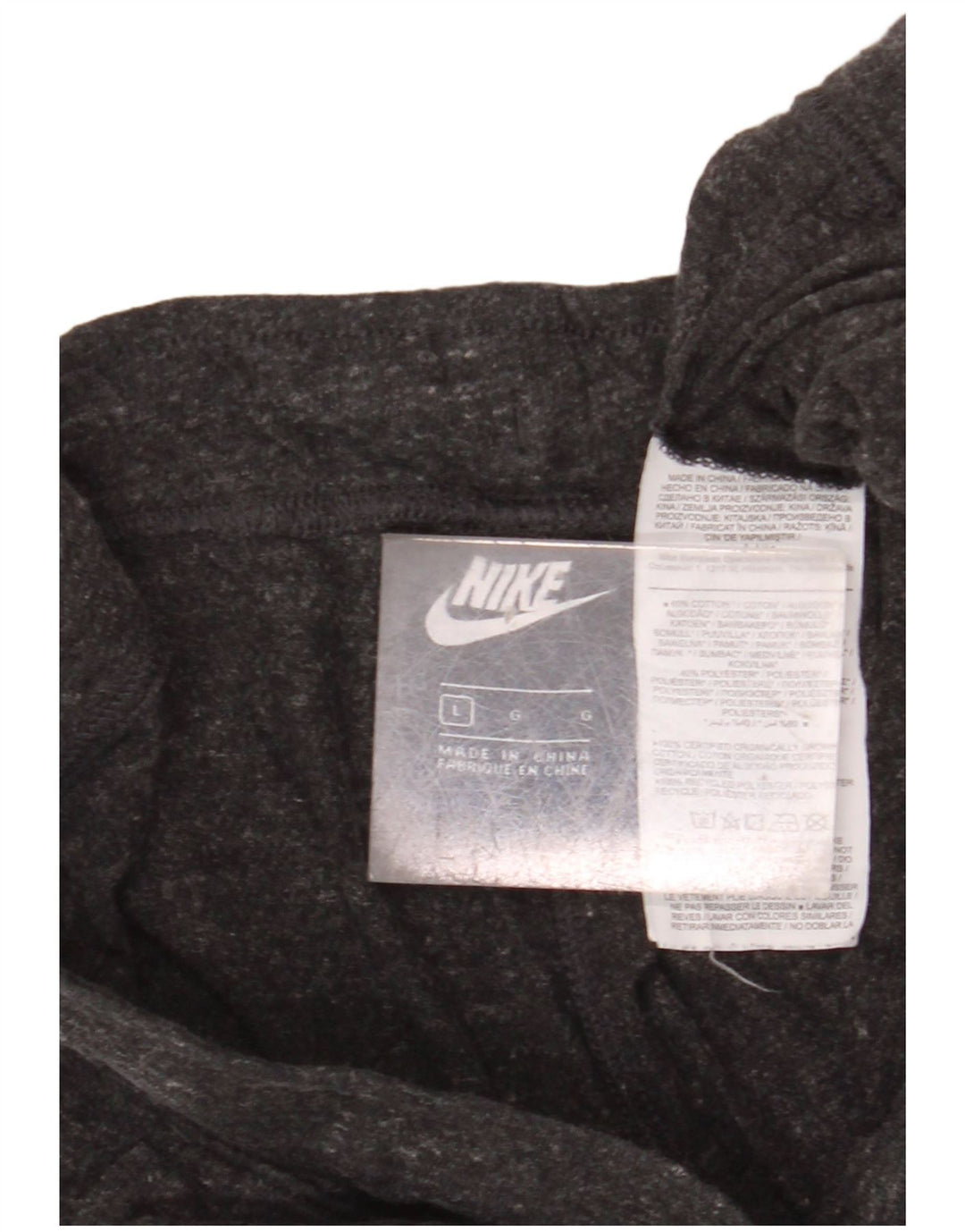 Pantalones cortos deportivos NIKE para mujer UK 46 Algodón gris grande