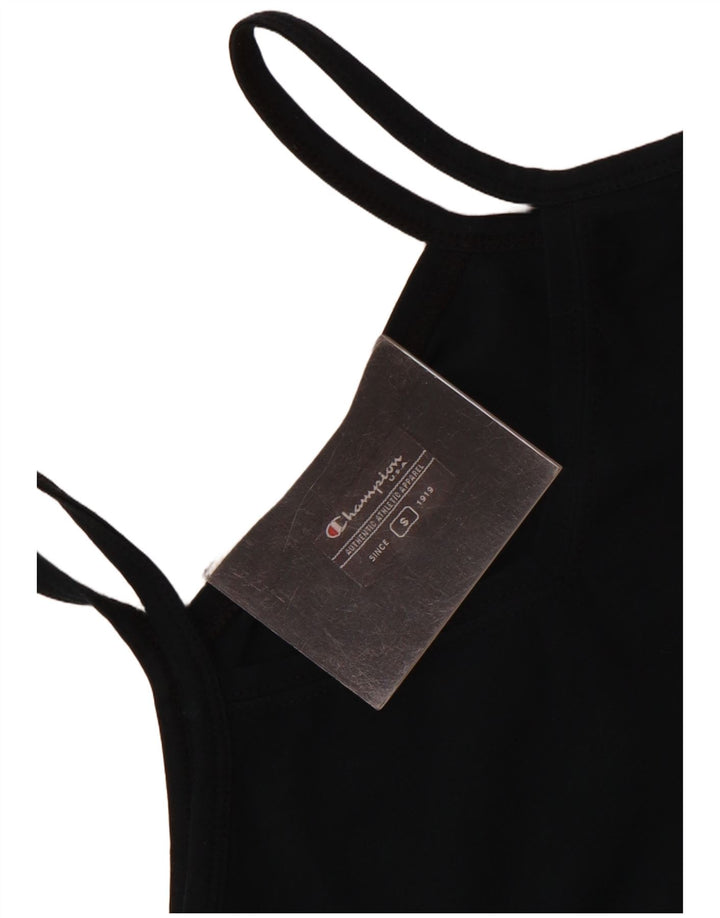 Champion Top corto de tirantes para mujer UK 8 Small Azul marino