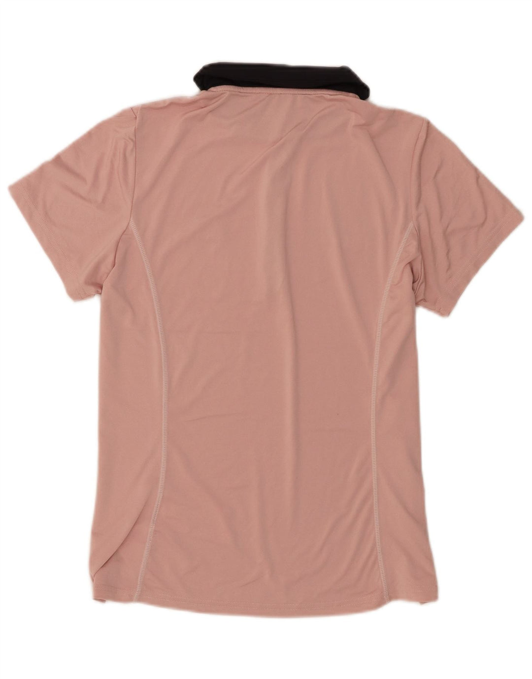 Ellesse Womens Polo Shirt UK 12 Medium  Pink Colourblock Polyester