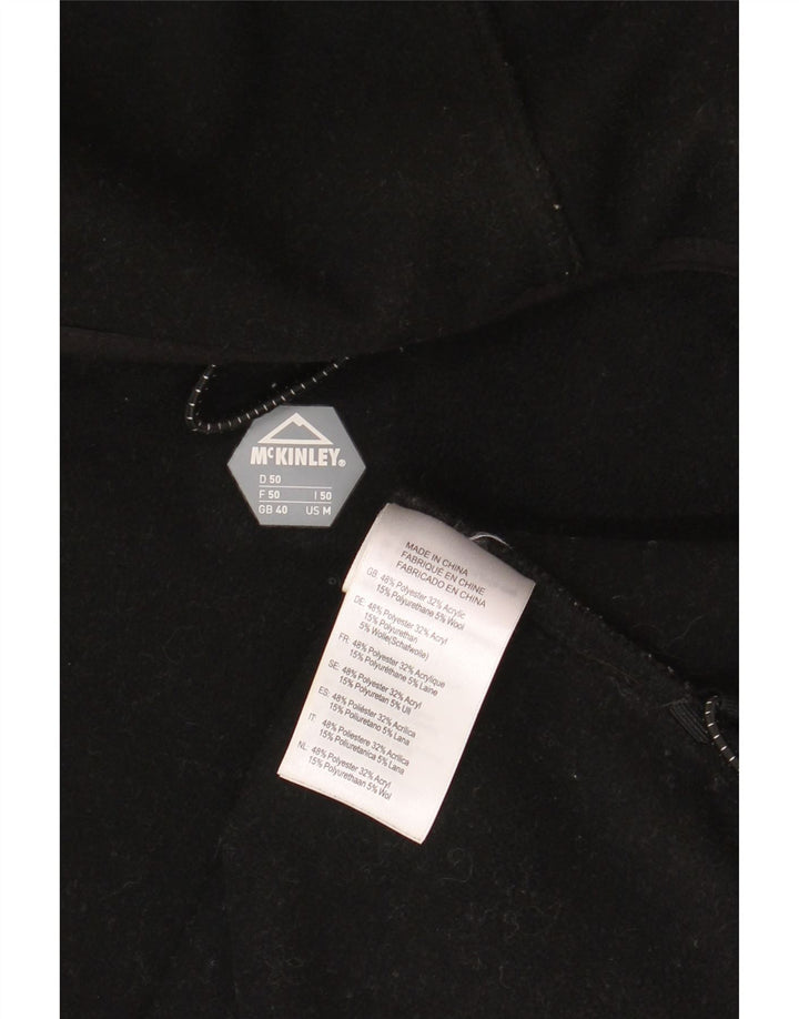 McKinley Chaqueta bomber con capucha para hombre UK 40 Poliéster gris medio