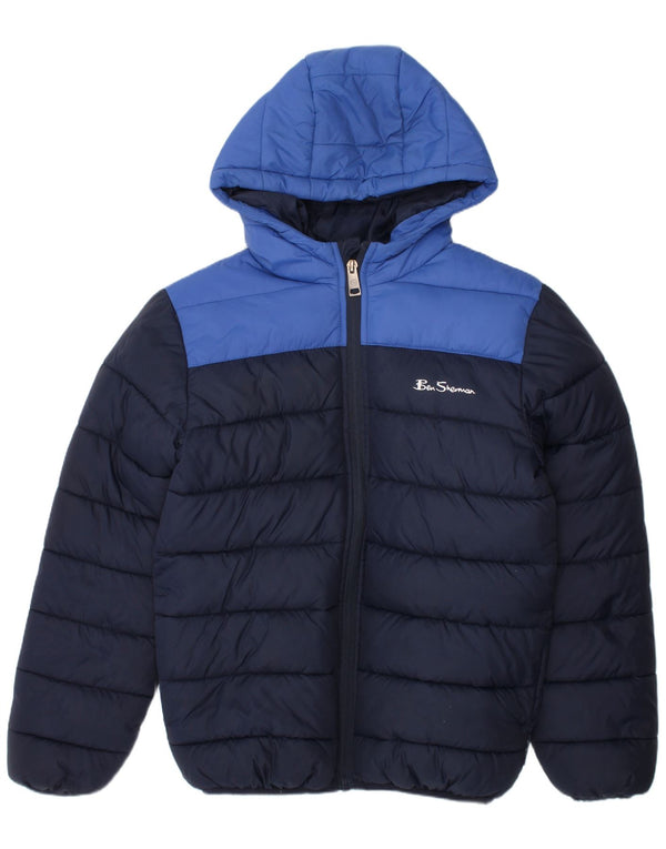 Ben Sherman Chaqueta acolchada para niño 8-9 años Azul marino Poliamida color block