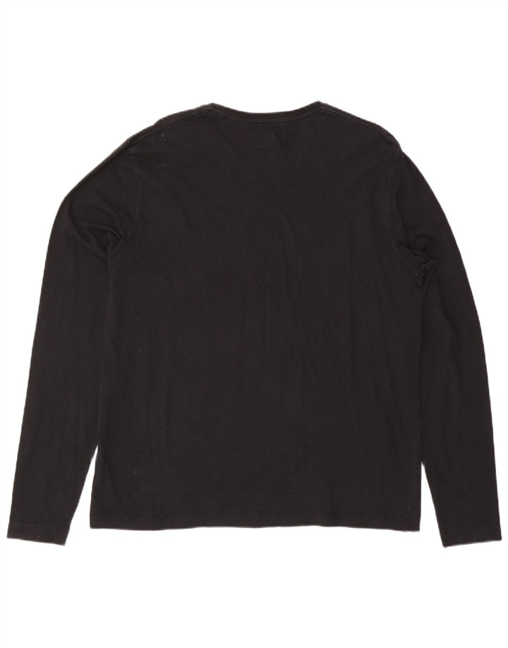 Jack Wills Camiseta Hombre Manga Larga XL Algodón Negro