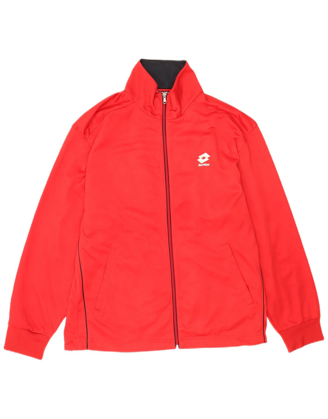 Lotto Hombre Chándal Top Chaqueta Grande Poliéster Rojo