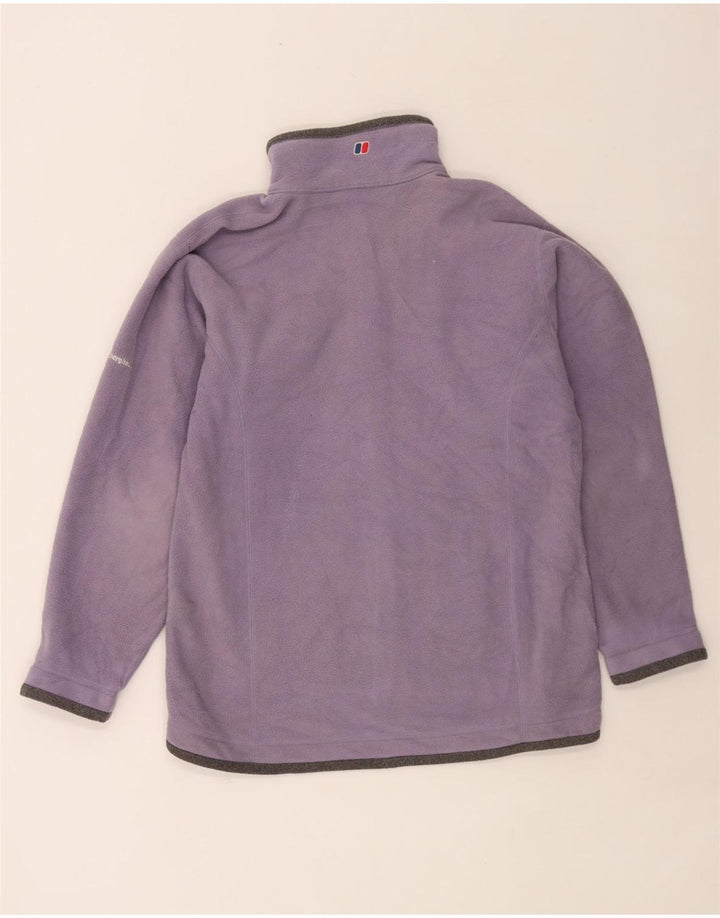 Berghaus Chaqueta polar para mujer ES 42 Mediana Púrpura Colorblock Poliéster