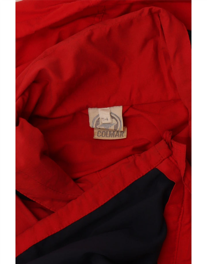 COLMAR Chaqueta de esquí con capucha para hombre IT 54 XL Rojo Colorblock