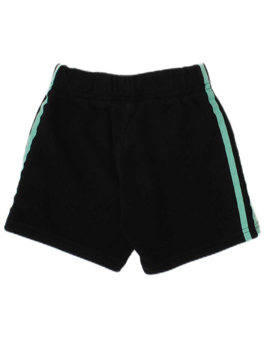 Adidas - Pantalones cortos deportivos con estampado gráfico para niña, 4-5 años, algodón negro