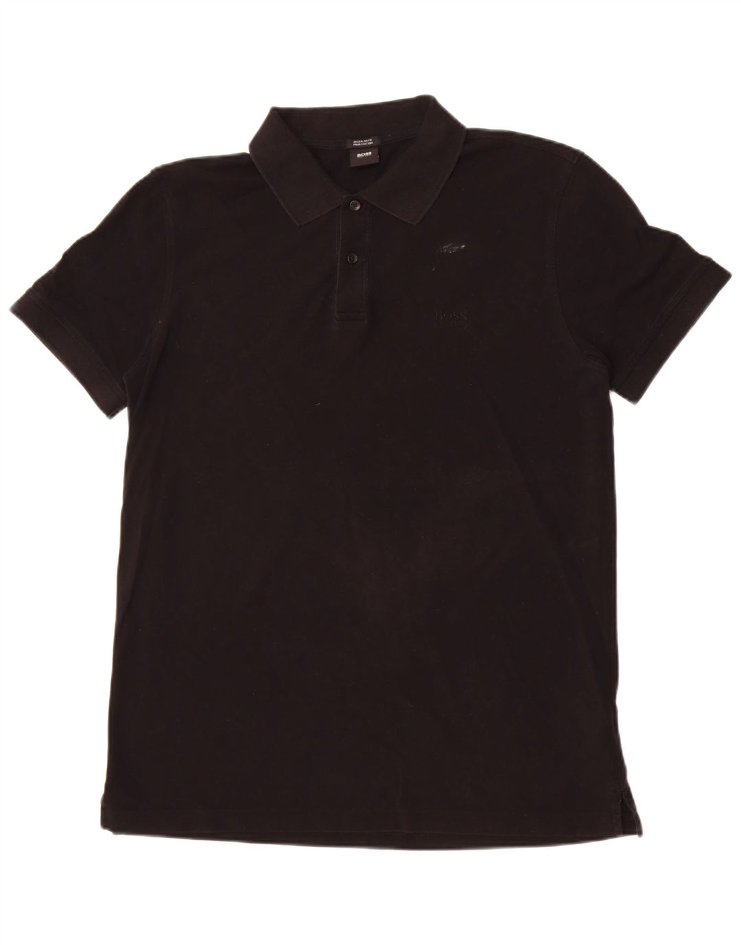 Hugo Boss Hombre Polo Regular Fit XL Algodón Negro