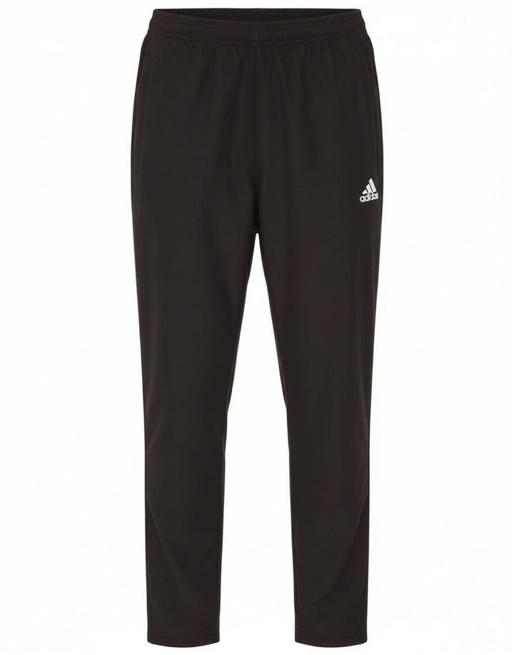Adidas Hombre Climalite Pantalones De Chándal Mediano Negro Poliéster