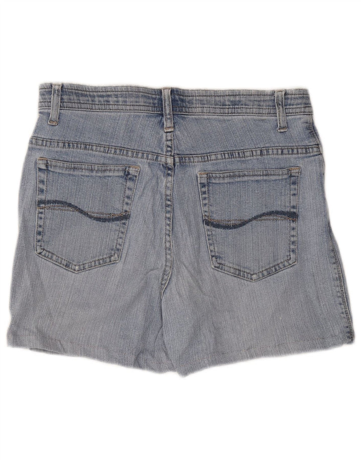 LEE Pantalones cortos de mezclilla para mujer US 10 grande W34 algodón azul