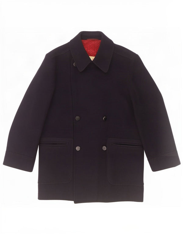 RED'S Abrigo cruzado para hombre IT 50 Large Lana azul marino