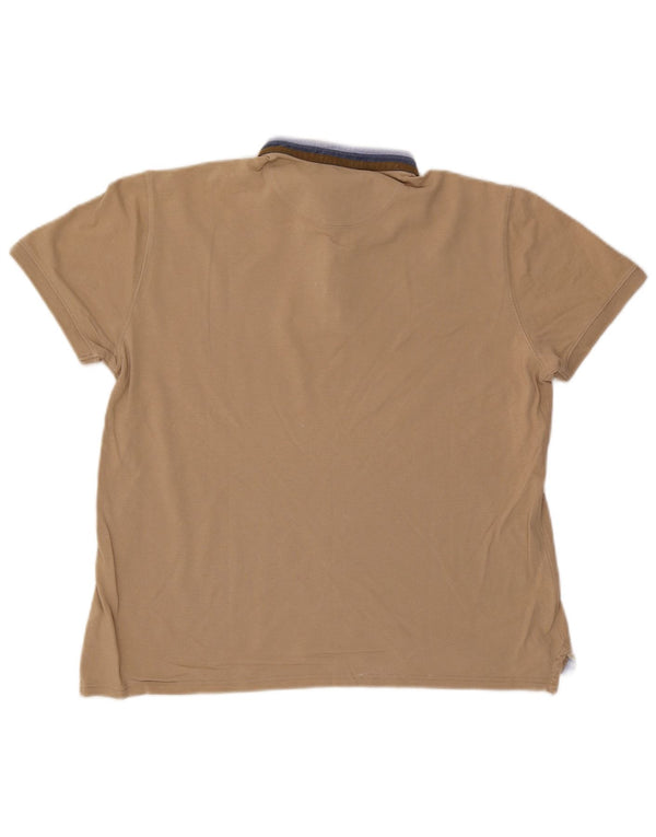 Massimo Dutti Polo Casual Fit Hombre Large Beige