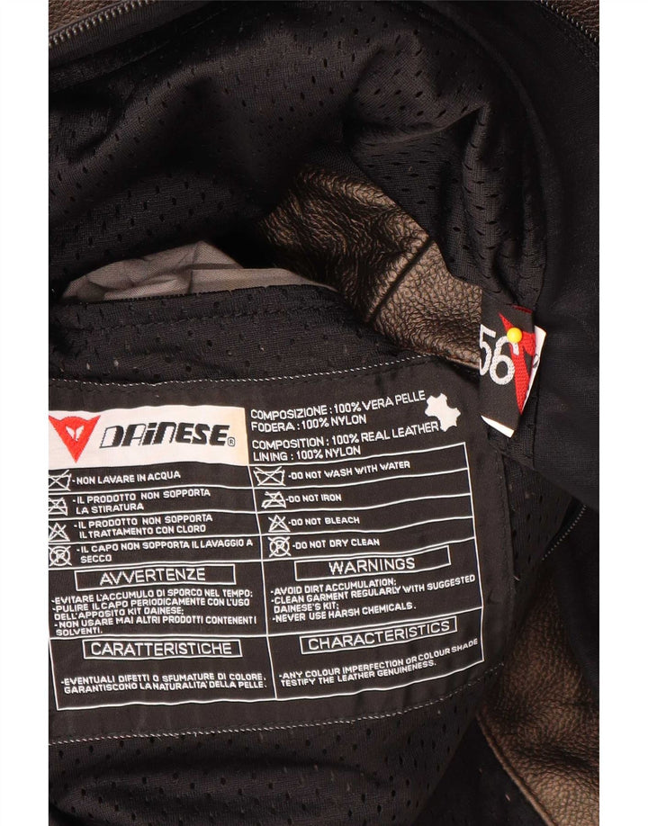 Dainese Hombre Graphic Racer Jacket IT 56 XL Marrón Colorblock