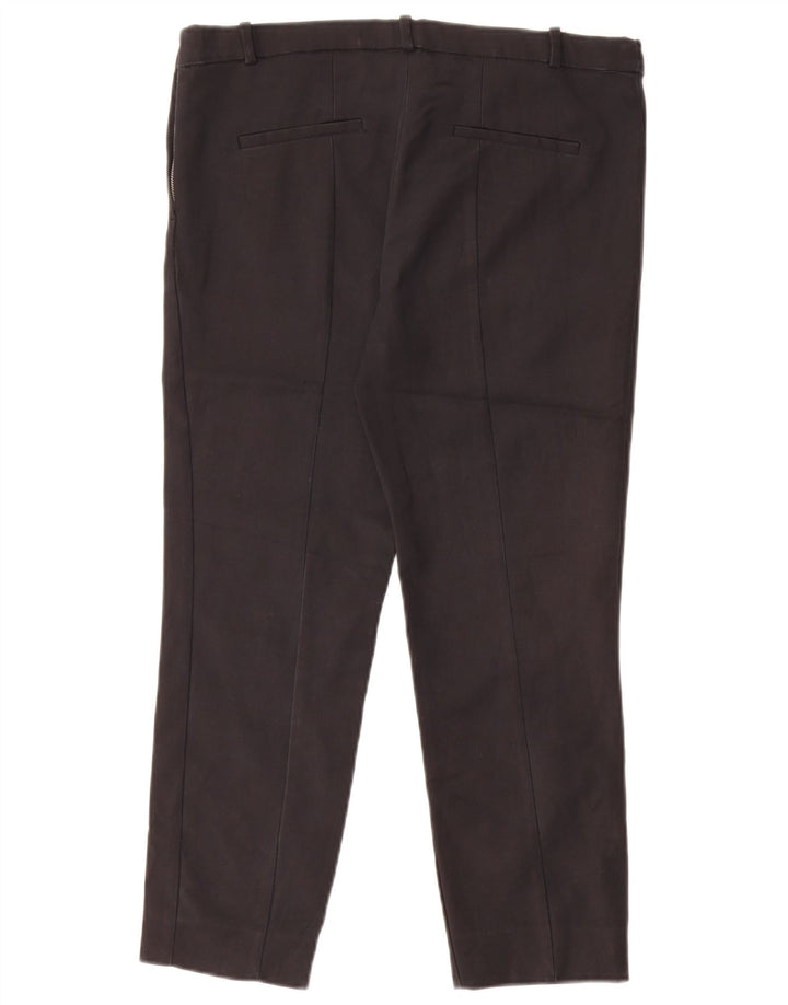 Zara Mujer Pantalones Cortos Delgados Grande W34 L24 Negro