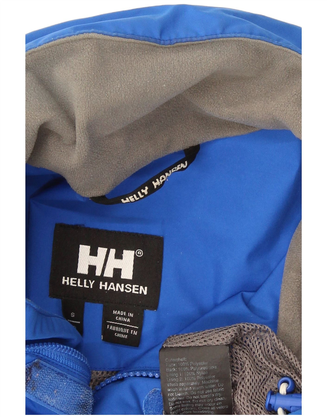 Helly Hansen Chaqueta impermeable para hombre UK 36 Small Azul Poliéster Deportes