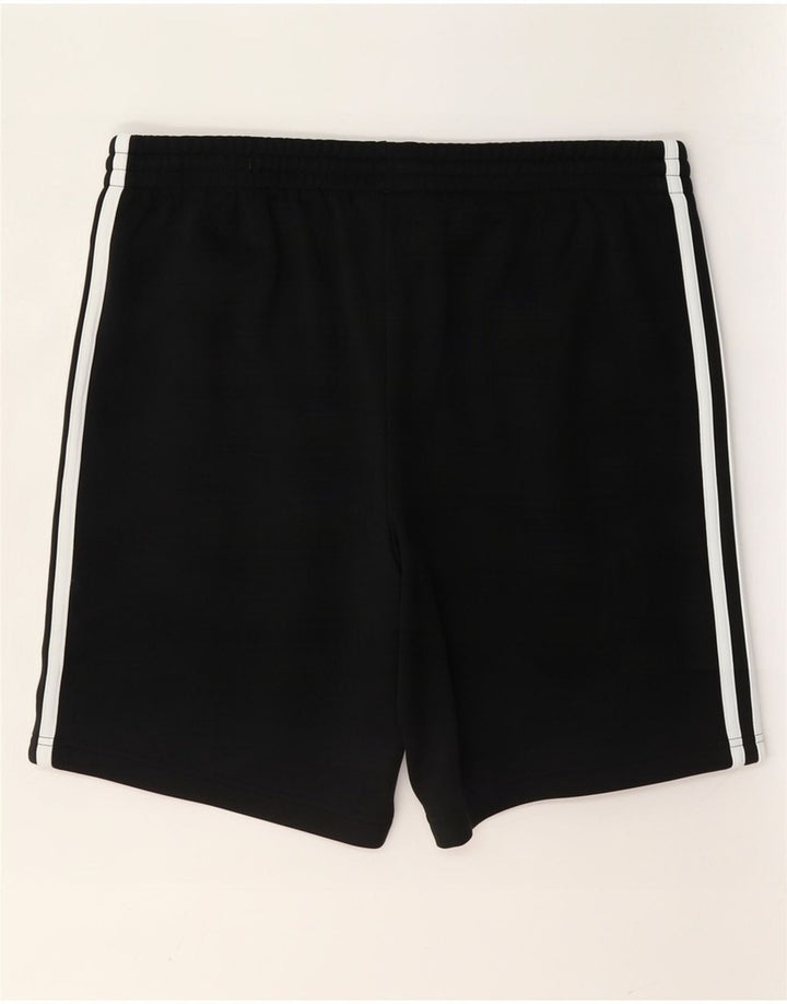 Adidas - Pantalones cortos deportivos para hombre, talla grande, poliéster negro