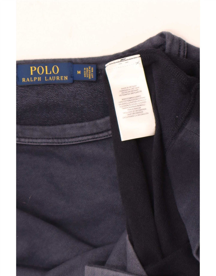 Polo Ralph Lauren Hombre Sudadera Jumper Medio Azul Marino Algodón