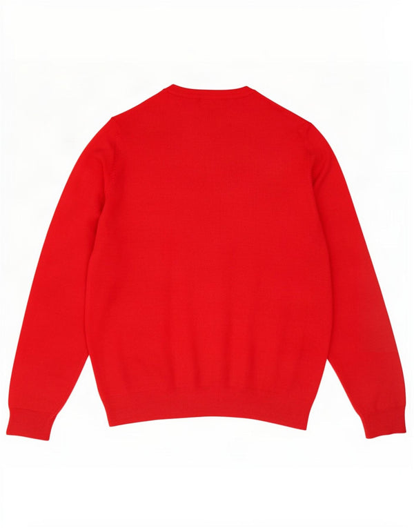 Marks & Spencer Suéter Cárdigan para Mujer UK 22 3XL Viscosa Roja