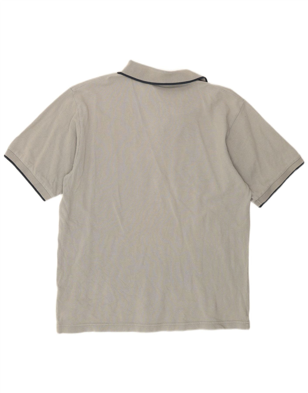 Champion Polo para hombre de algodón gris grande