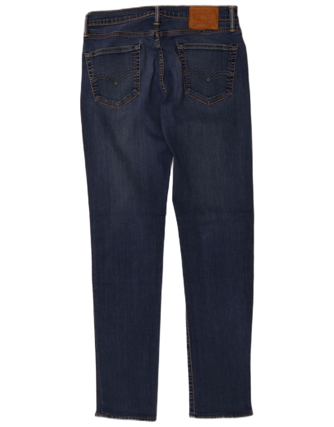 Levi's Hombre 511 Slim Jeans W34 L36 Algodón Azul Marino