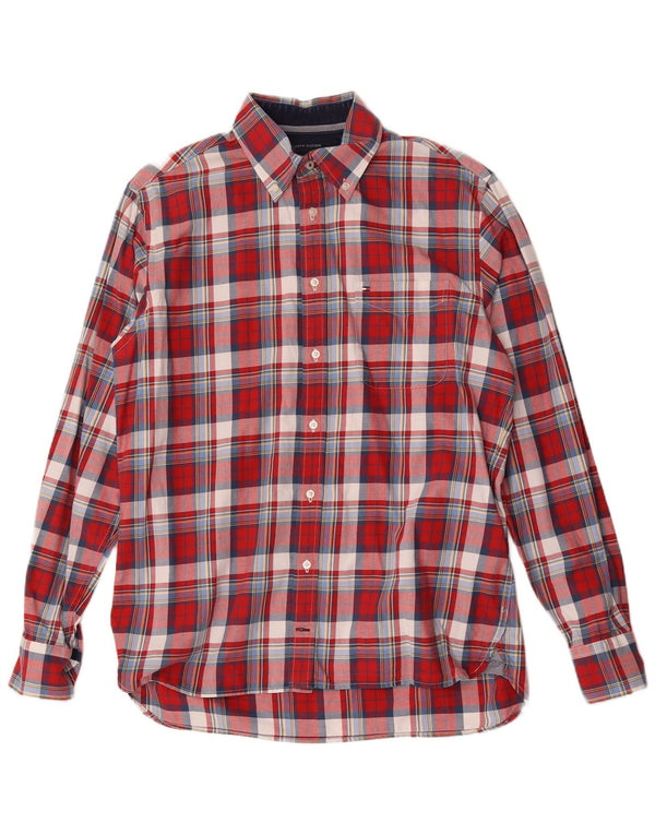 Camisa Tommy Hilfiger Hombre Medium Red Check Cotton