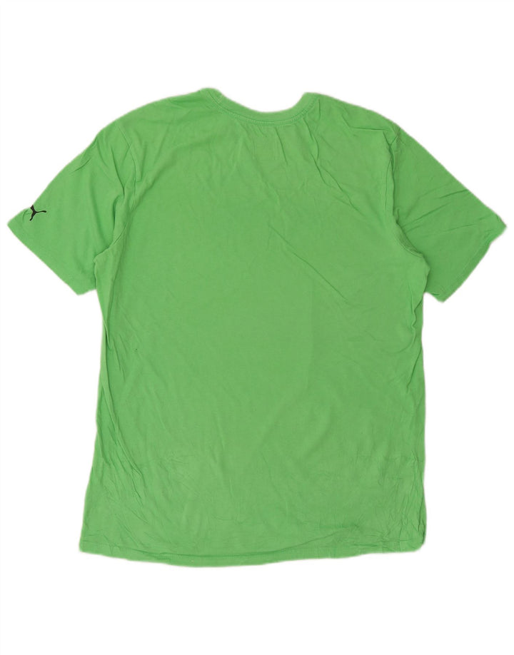 Camiseta Puma Graphic Top Verde Medio |