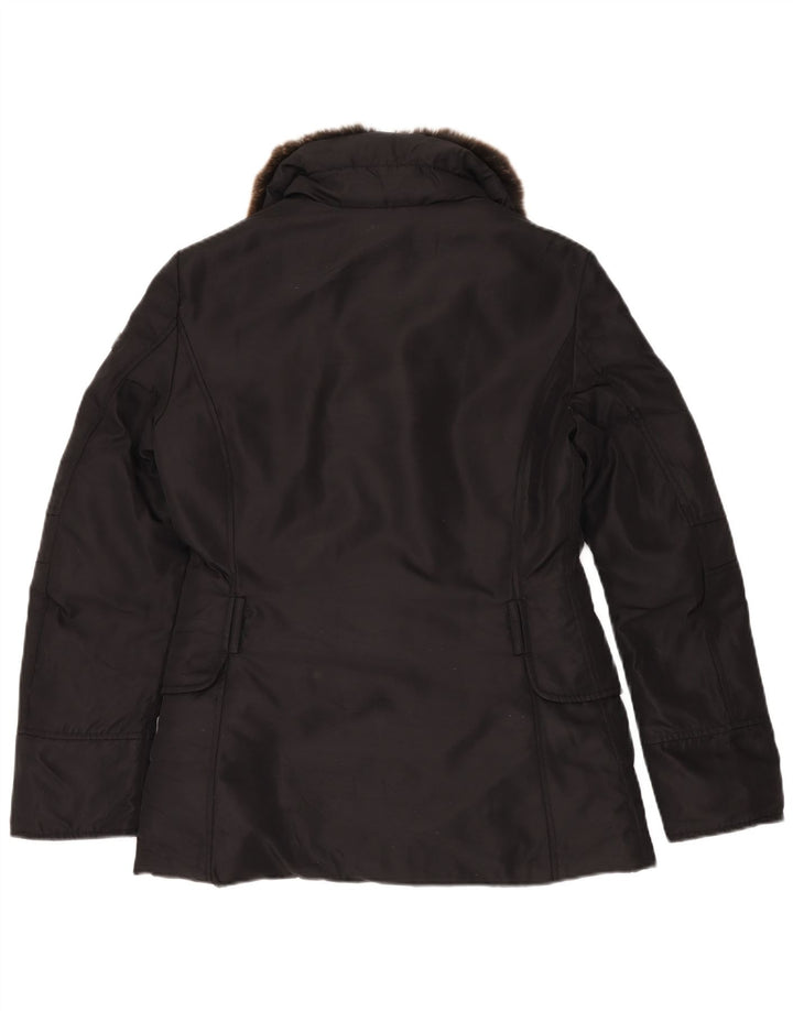 PEUTEREY Chaqueta acolchada para mujer UK 46 Grande Poliamida negra