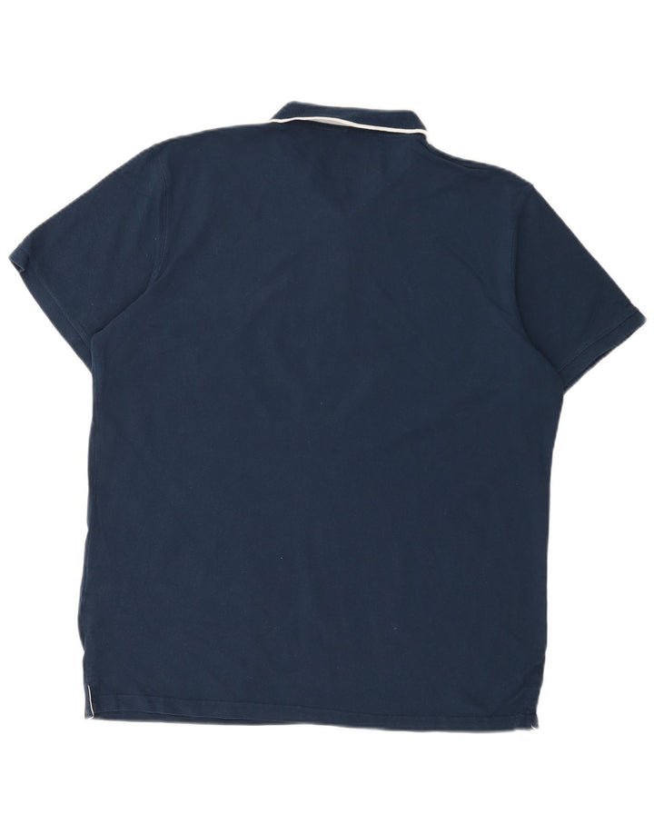 Polo Carrera Hombre 2XL Azul Marino Algodón