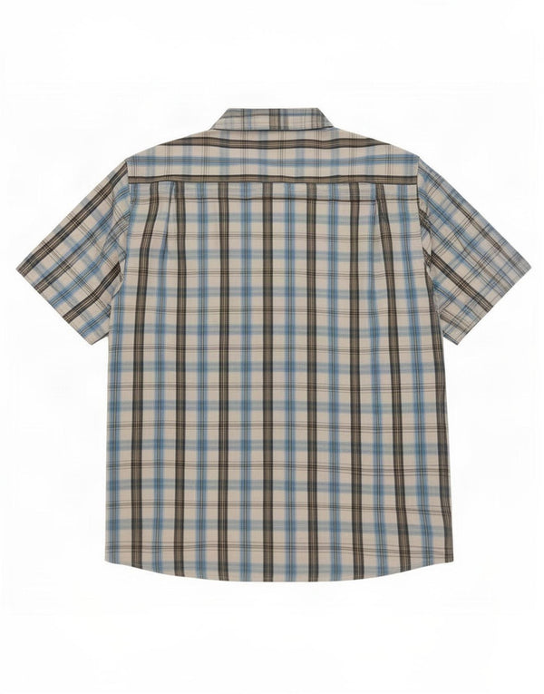 Camisa de manga corta para hombre Paul Smith Talla 43/44 XL Cuadros azules