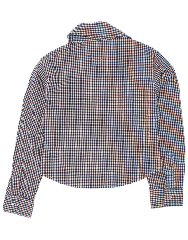 Tommy Hilfiger Camisa para niña 5-6 años Grande Azul Marino Algodón a Cuadros