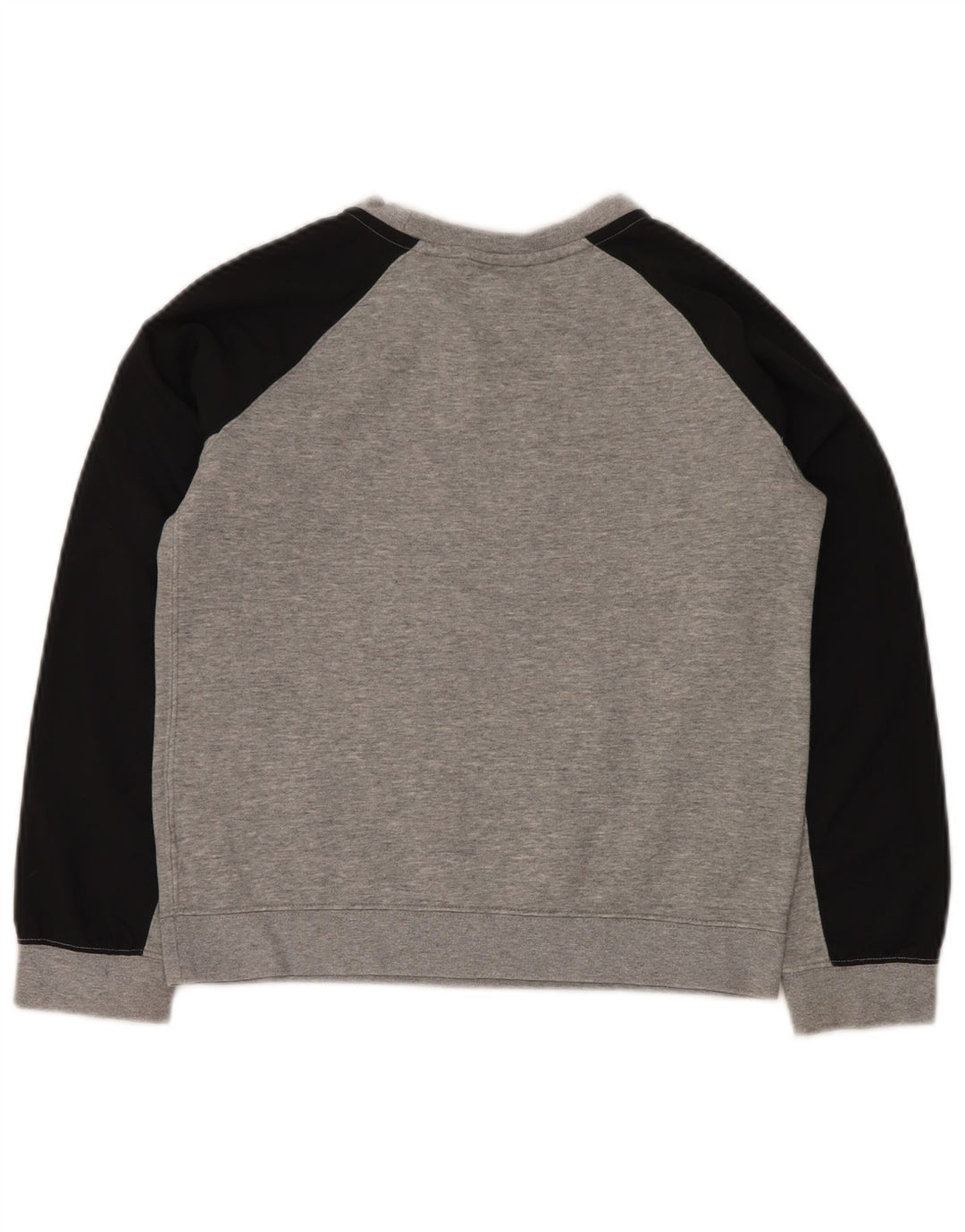 NIKE Sudadera estampada para niños 10-11 años Gris medio Colorblock