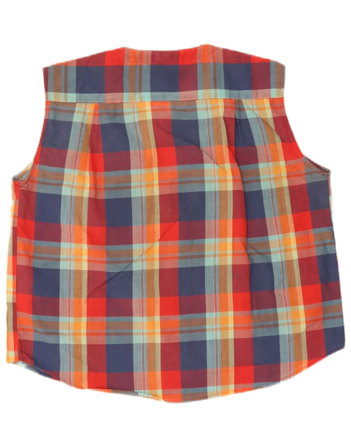 Antica Camiceria - Jersey para mujer, talla 40, XL, cuadros multicolor