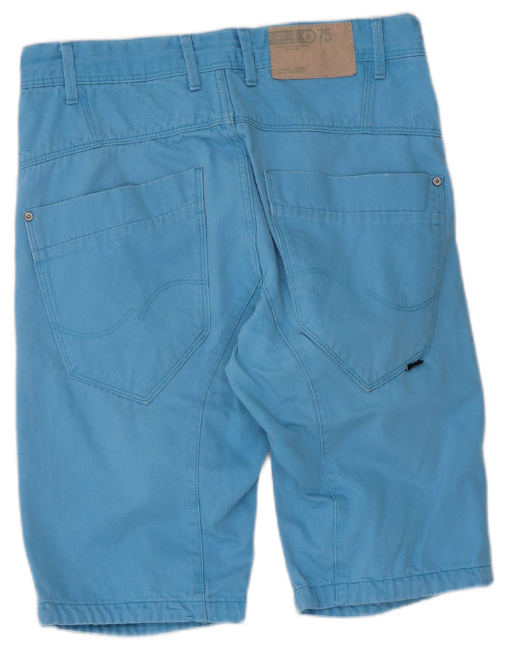 Jack & Jones Hombre Shorts Vaqueros W32 Azul Medio