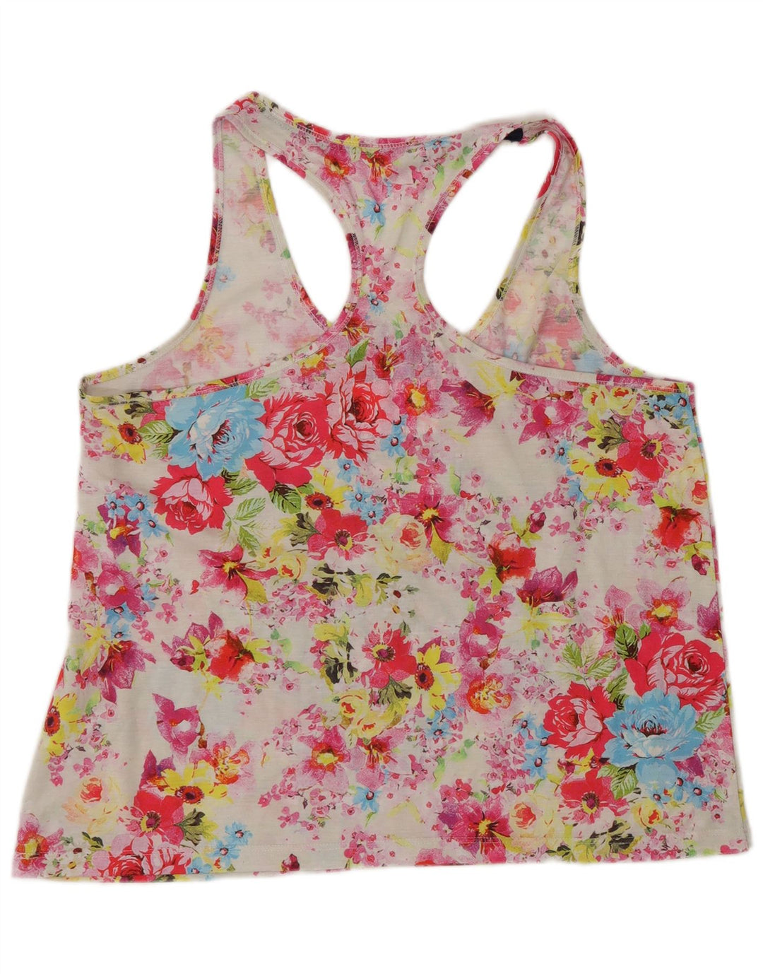 Superdry Top sin mangas gráfico para mujer UK 46 Poliéster floral multicolor grande