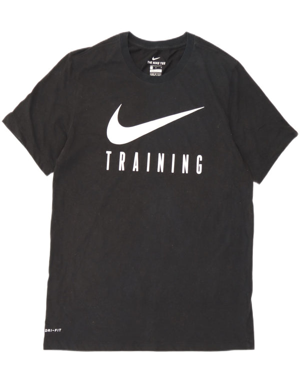 Nike Dri Fit Graphic Camiseta para hombre, talla grande, color negro