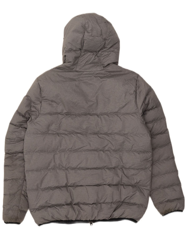Nike Chaqueta acolchada con capucha para mujer ES 40 XL Poliéster gris