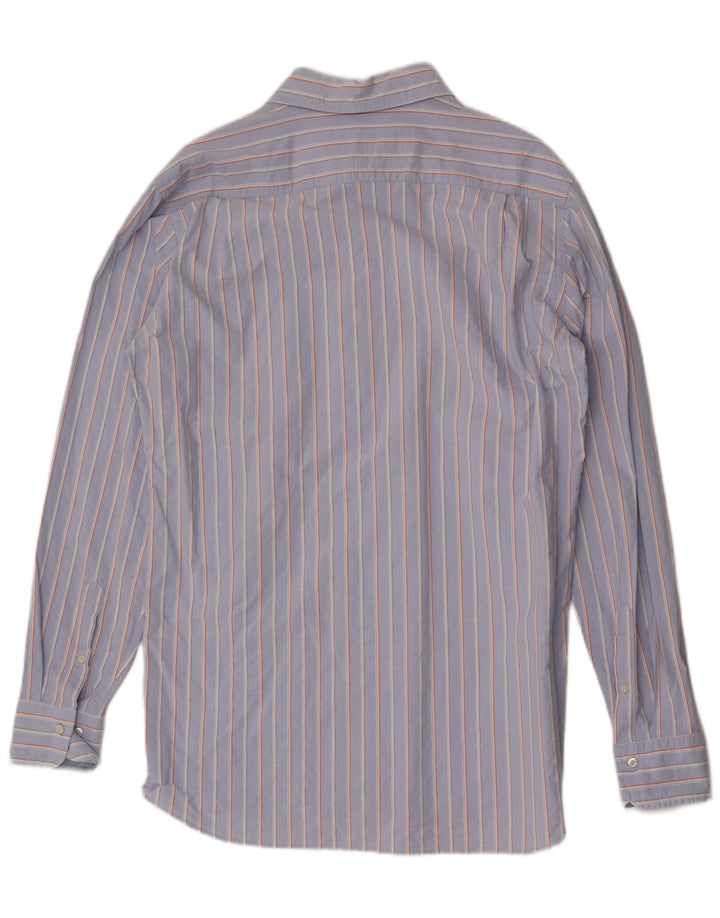 Camisa Avirex para hombre grande a rayas azules
