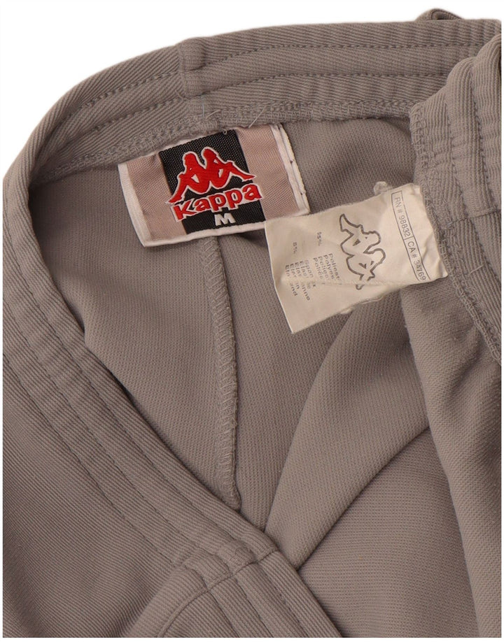 Kappa Pantalones Capri de Chándal para Mujer UK 44 Poliéster Gris Medio