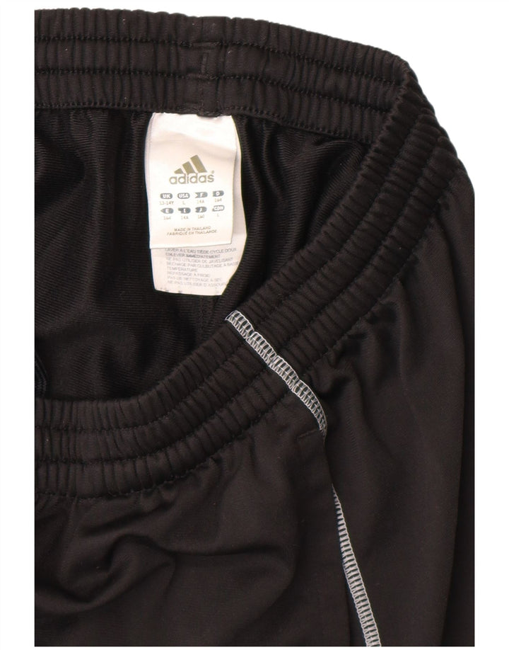 Adidas Pantalones de chándal Climalite para niño 13-14 años Negro Poliéster