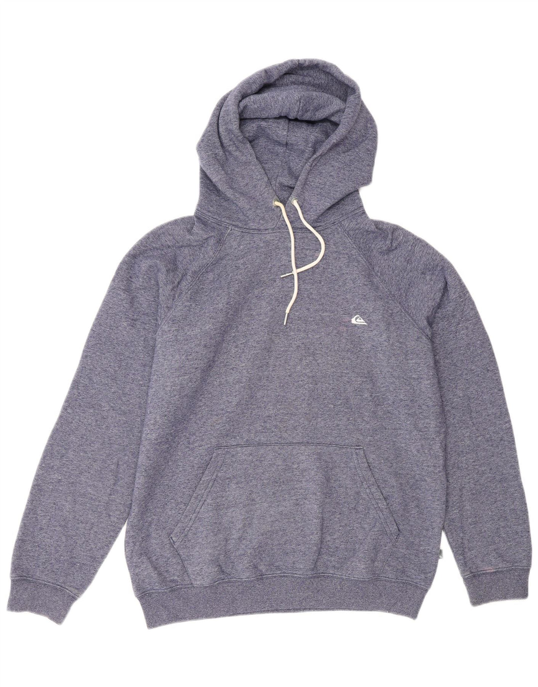 Quiksilver Hombre Sudadera con Capucha Jersey De Algodón Moteado Azul Medio