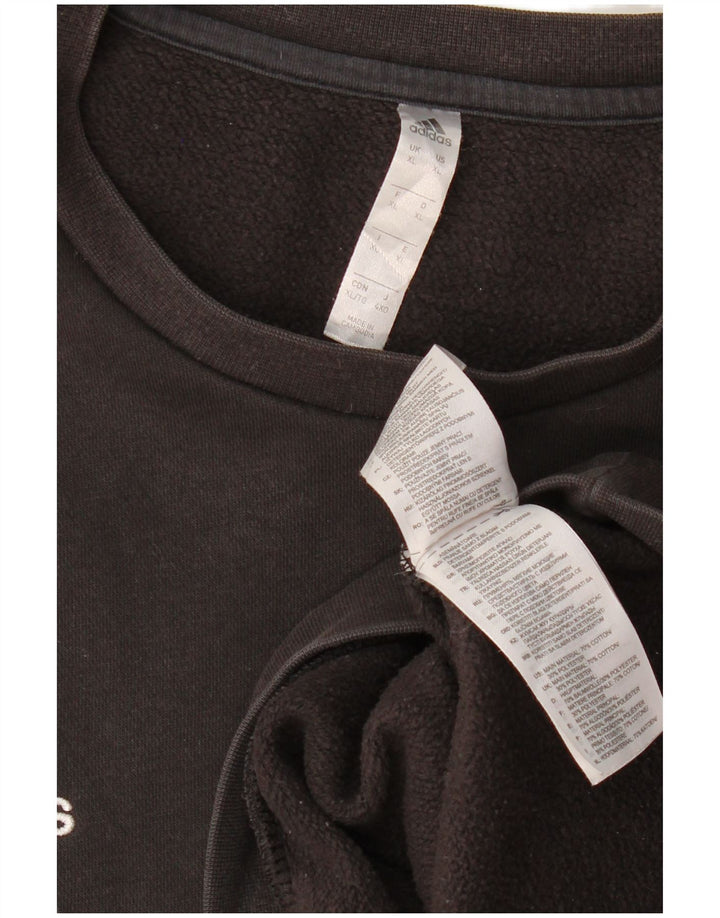 ADIDAS Sudadera Hombre Jumper XL Negro Algodón