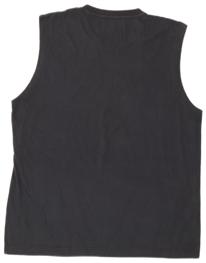 Lotto Hombre Gráfico Chaleco Top 2XL Azul Marino