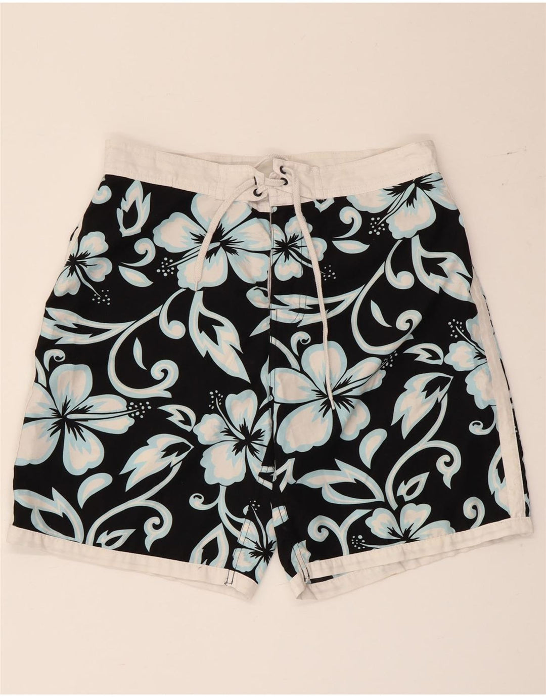Sundek Bañador Hombre IT 50 Large Negro Floral Poliéster