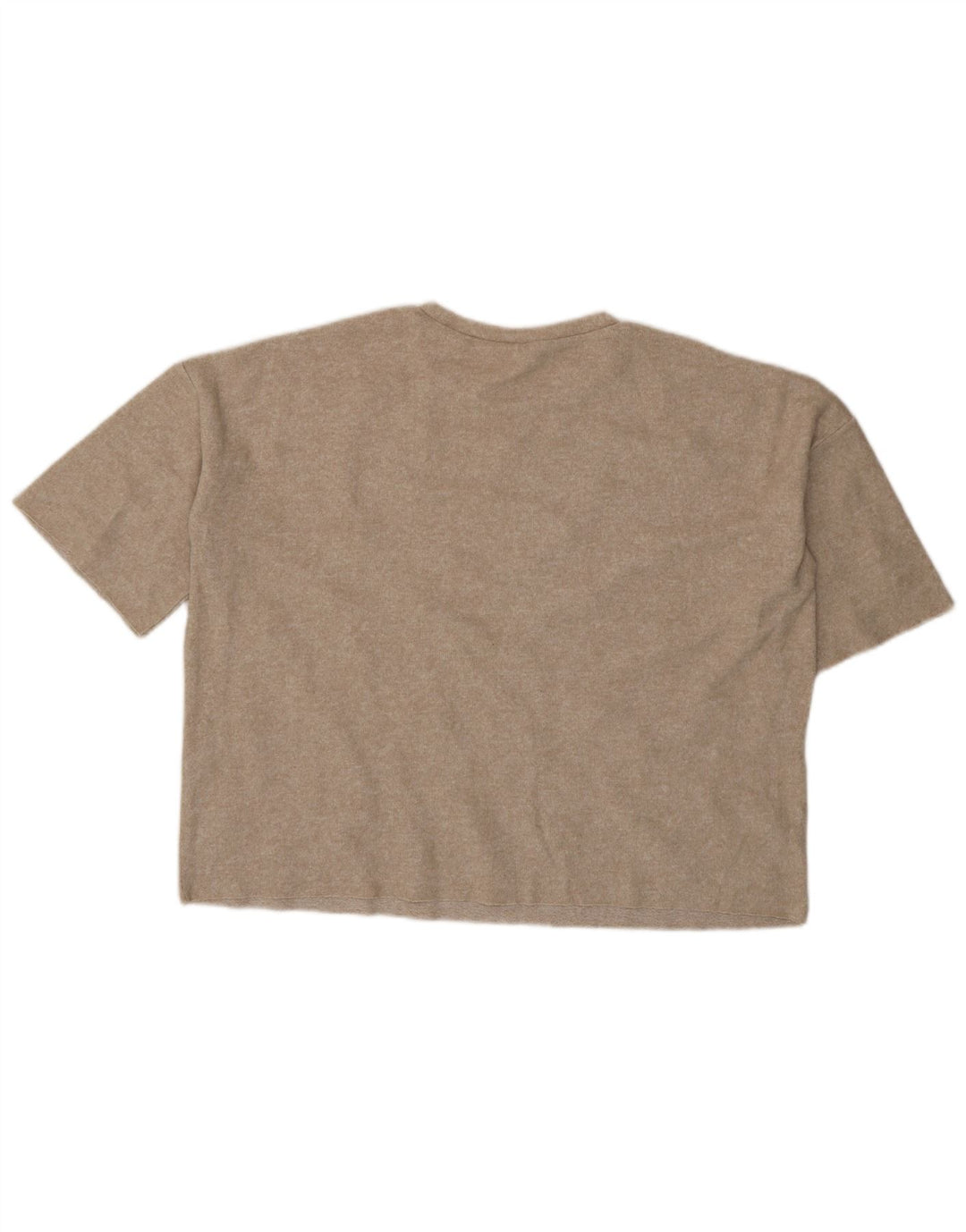 Zara Mujer Trafaluc Blusa Extragrande UK 44 Medio Beige Manchado